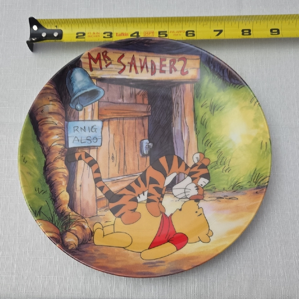 Winnie The Pooh And Tigger Bradford Exchange Plate #1